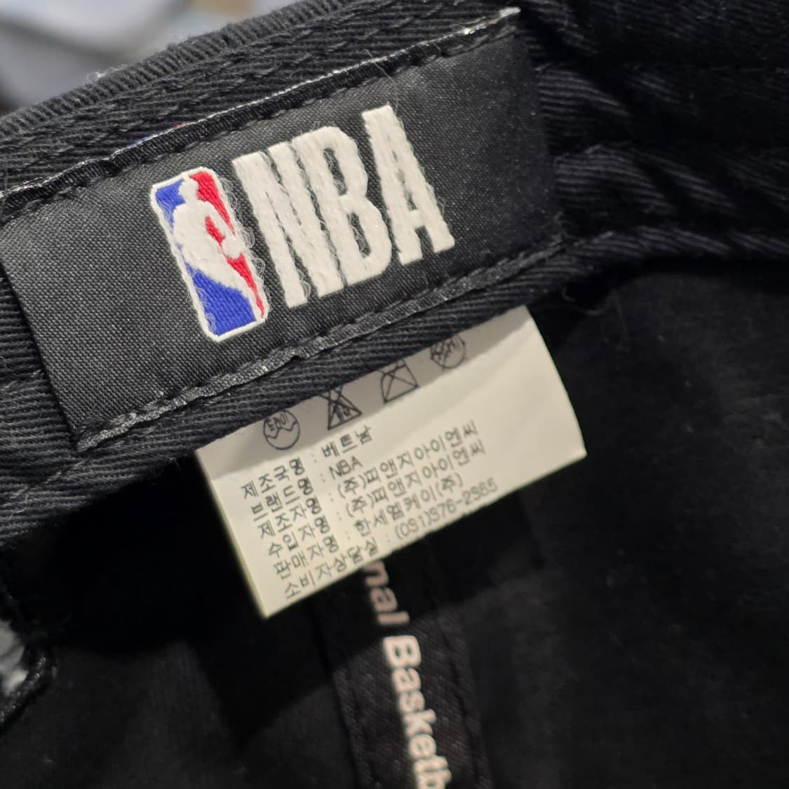 M1-3:NBA 시카고 불스 로고 캡 블랙 레드 프리사이즈 54-57cm 상품이미지8