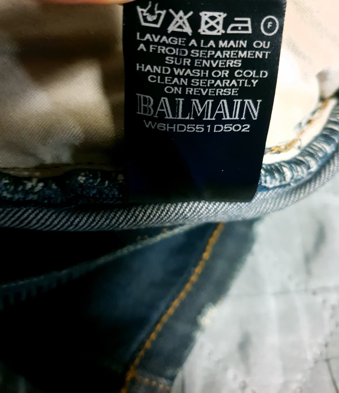 (정품)발망 15ss 빈티지 바이커진 인디고 (31) 상품이미지5