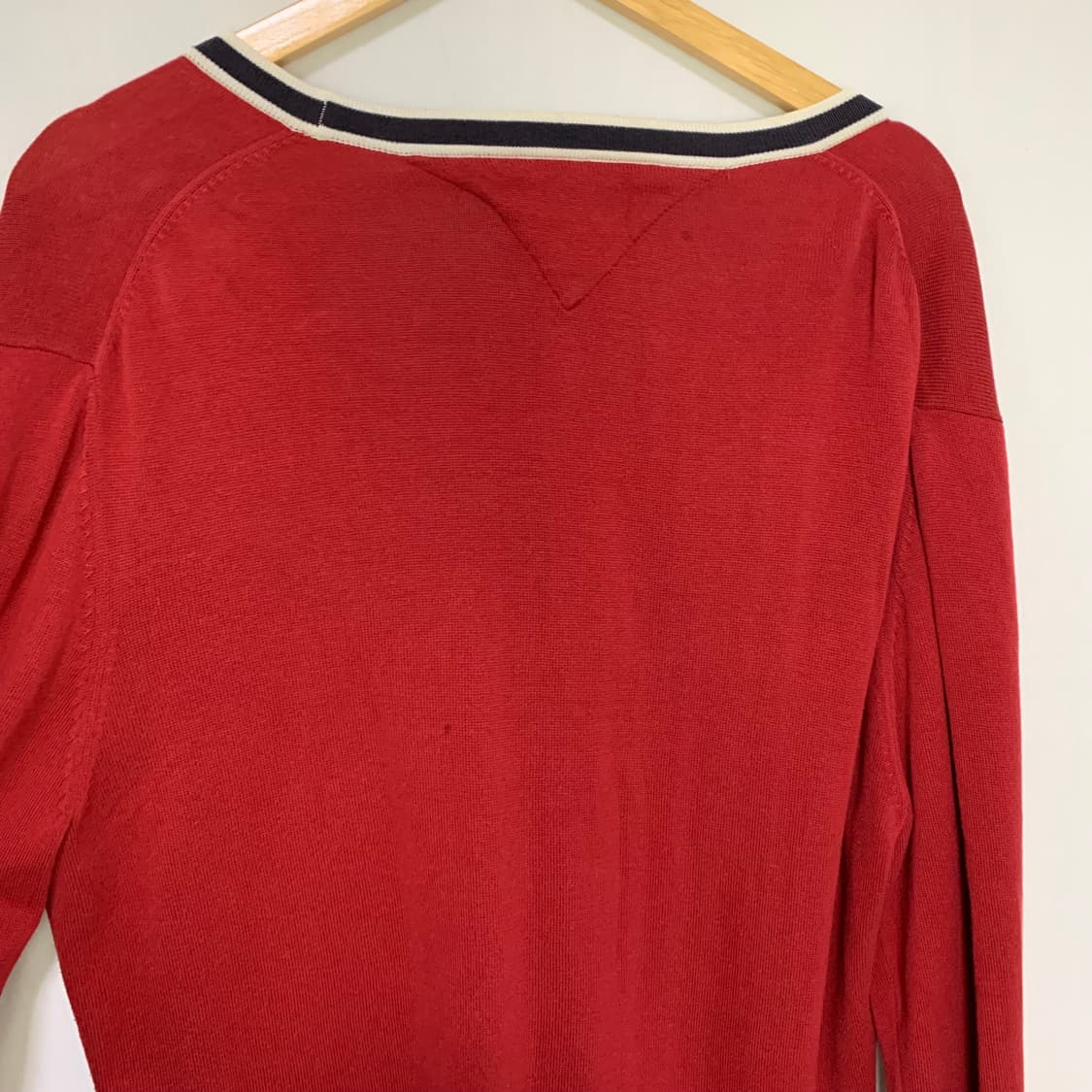 타미힐피거 버건디 가디건 XL 빈티지 남녀공용 상품이미지7