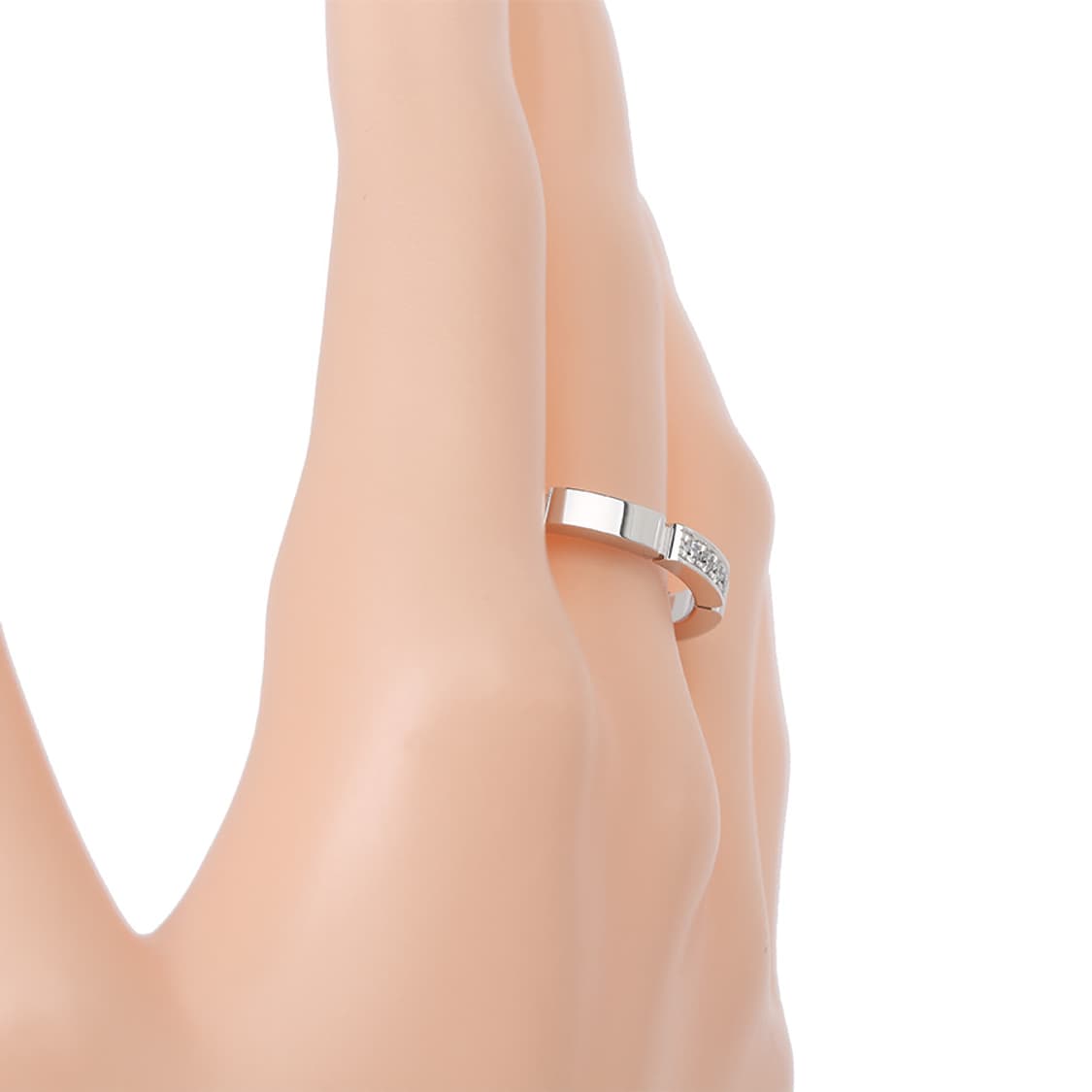 까르띠에 마이용 팬더 웨딩링 화이트골드 다이아 반지 50호 상품이미지8