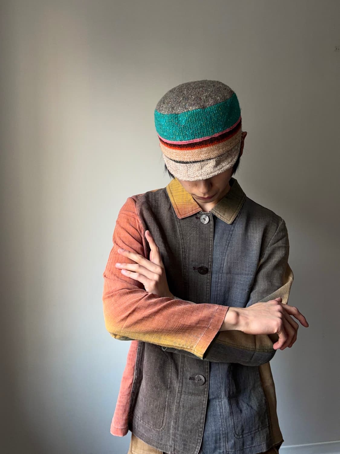 Grin Buddy 니팅 스트라이프 캡 상품이미지2