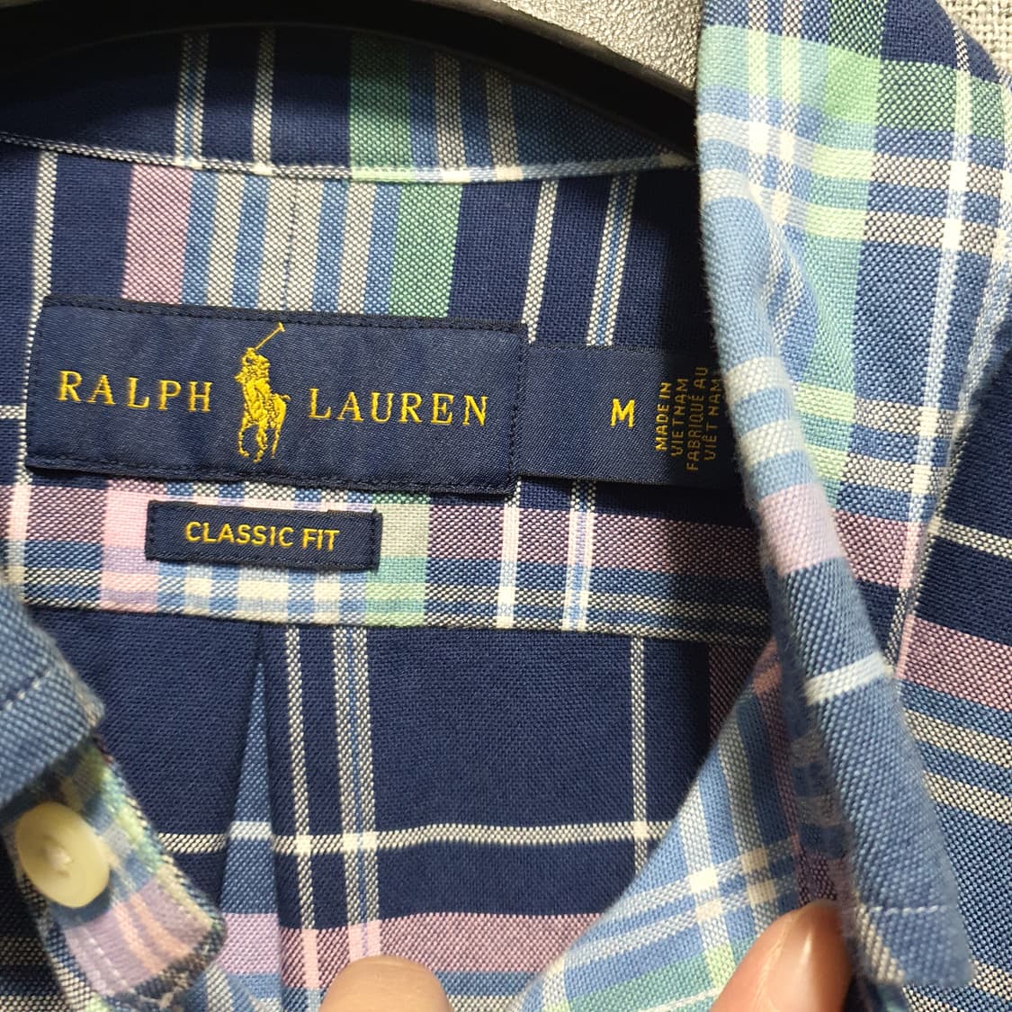 폴로 랄프로렌 클래식핏 체크 카라 셔츠  상품이미지6