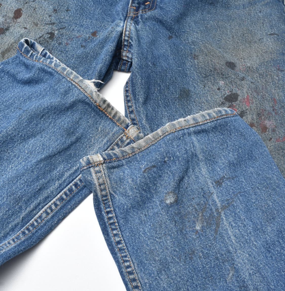 00S 빈티지 리바이스 517 청바지 더티페인팅 데님팬츠 N0032 상품이미지5