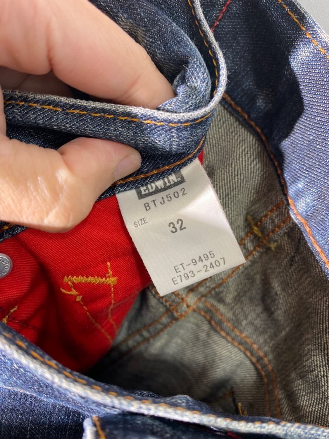 에드윈 워싱 데님 팬츠 상품이미지4