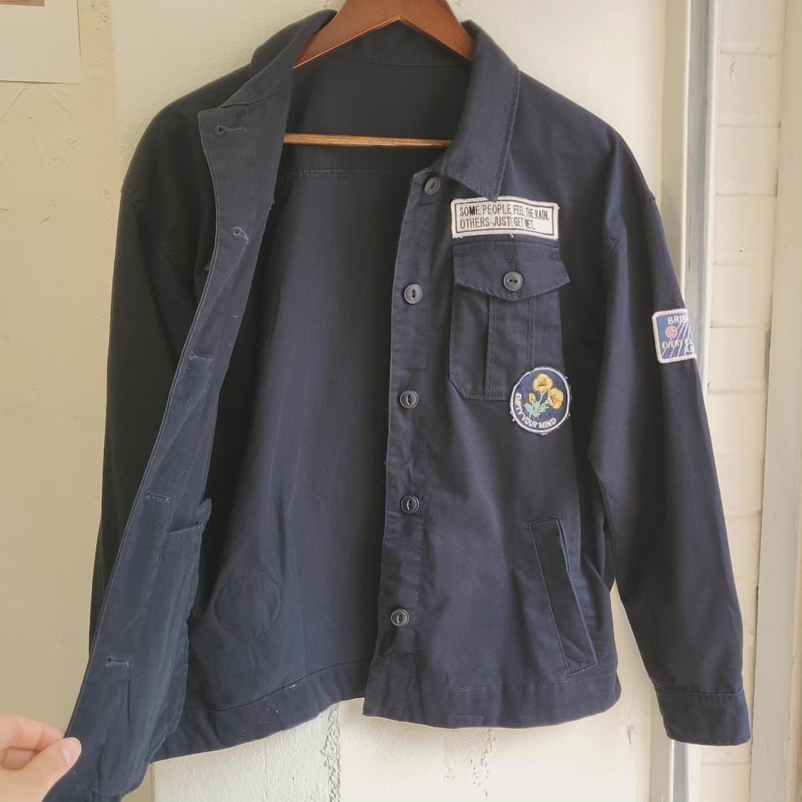 딥네이비 와펜 워크자켓 상품이미지8