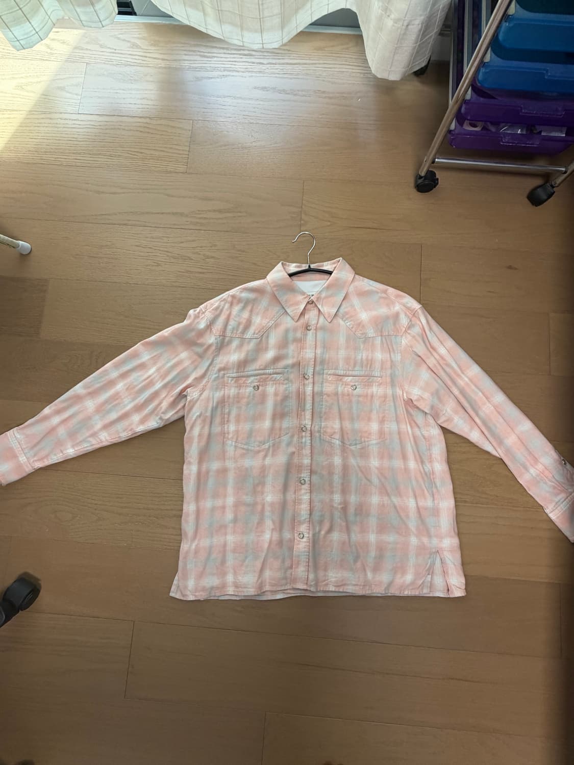 애프터프레이 장석종 콜라보 옴브레 셔츠 상품이미지1