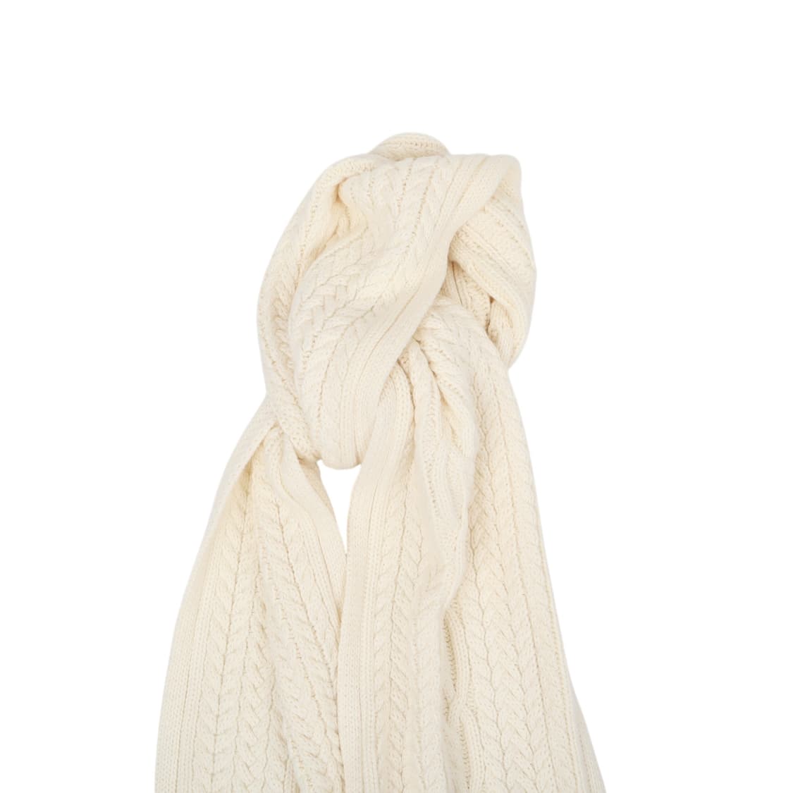 폴로 랄프로렌 크림 폴로베어 케이블 니트 머플러 상품이미지4