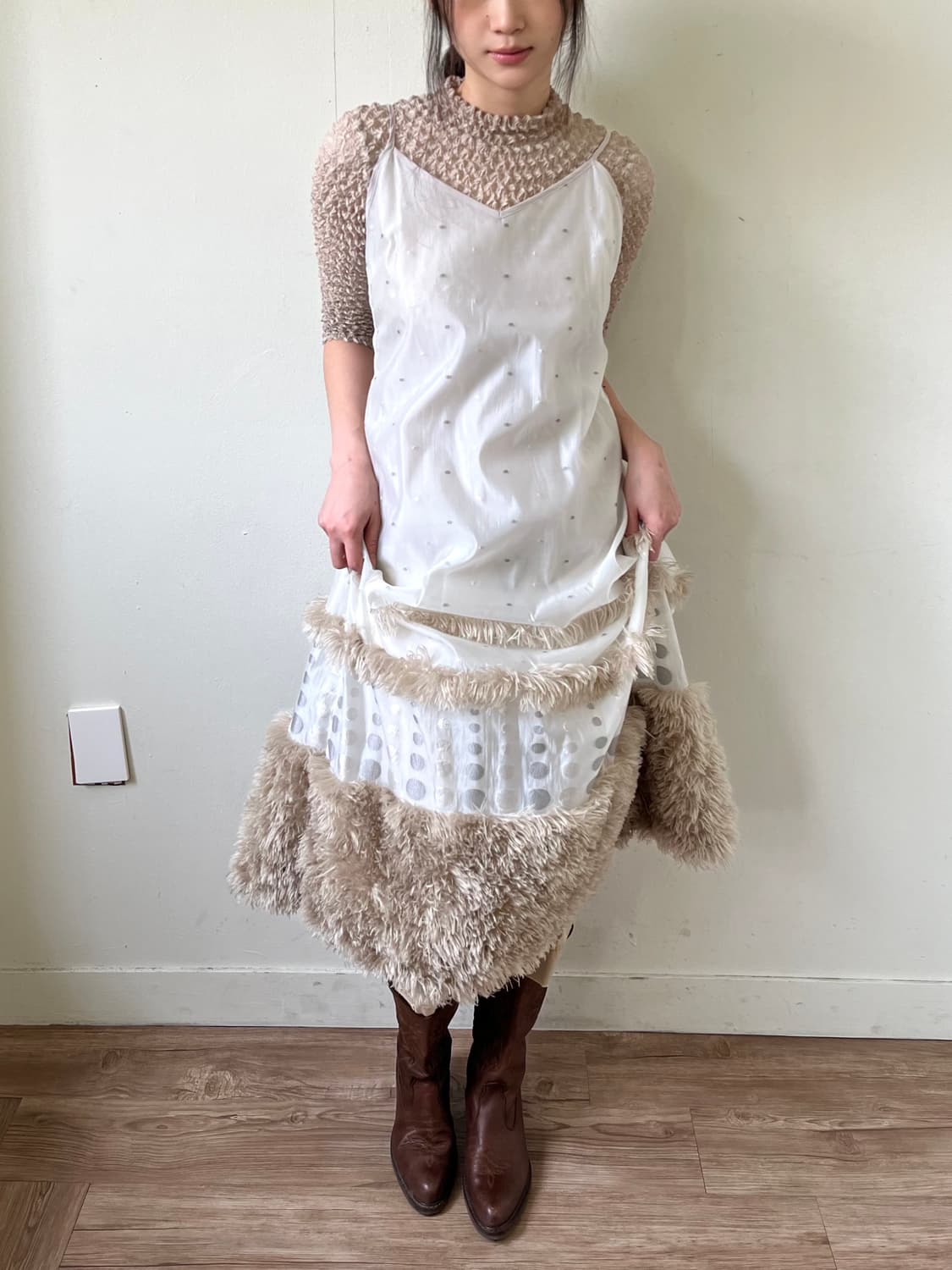 Lily Brown 백 로브 원피스 상품이미지3