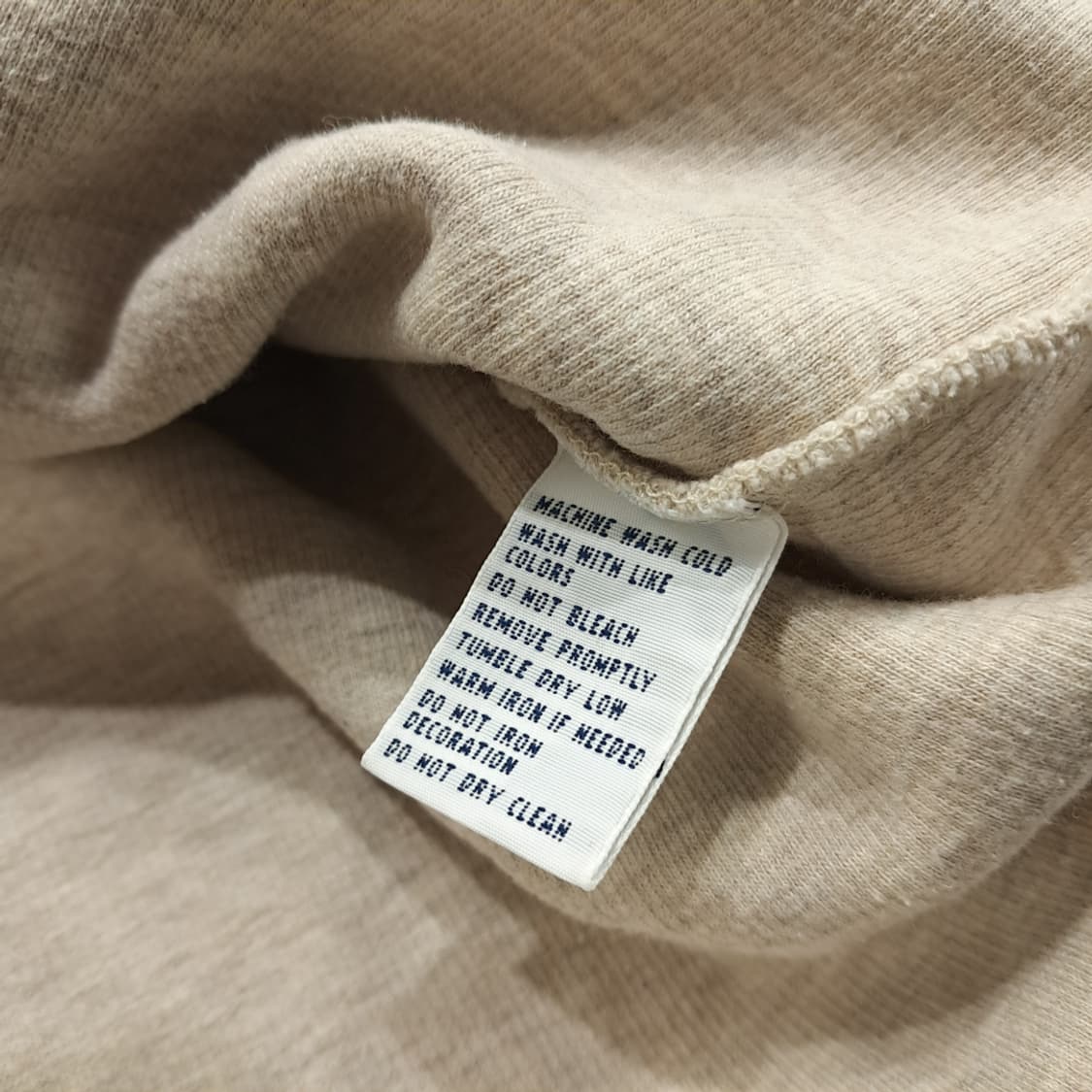 CN870 L 폴로 랄프로렌 오트밀베이지 하프집업 긴팔 니트 스웨터 상품이미지6