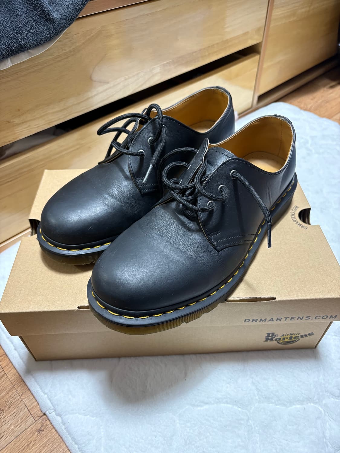 닥터마틴 1461 3홀 블랙 나파 상품이미지1