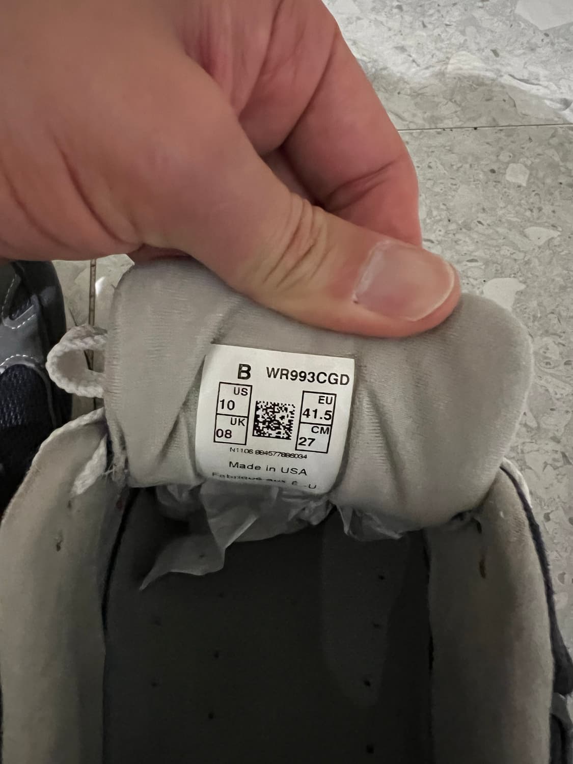 뉴발란스993 코스트가드 운동화 런닝화 신발 270(W B볼) 상품이미지9