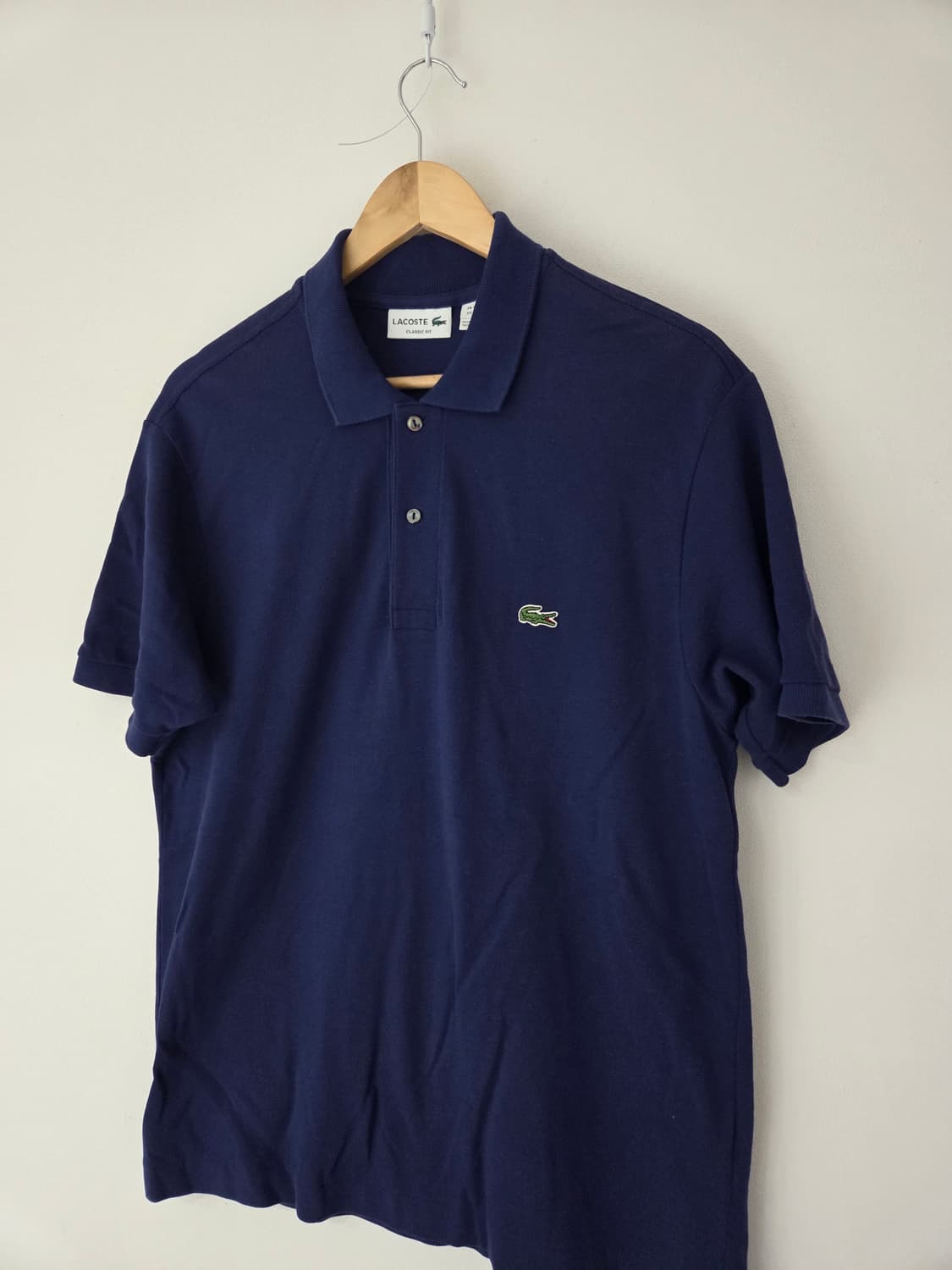 라코스테 네이비 반팔카라티(클래식핏,105사이즈) 상품이미지3