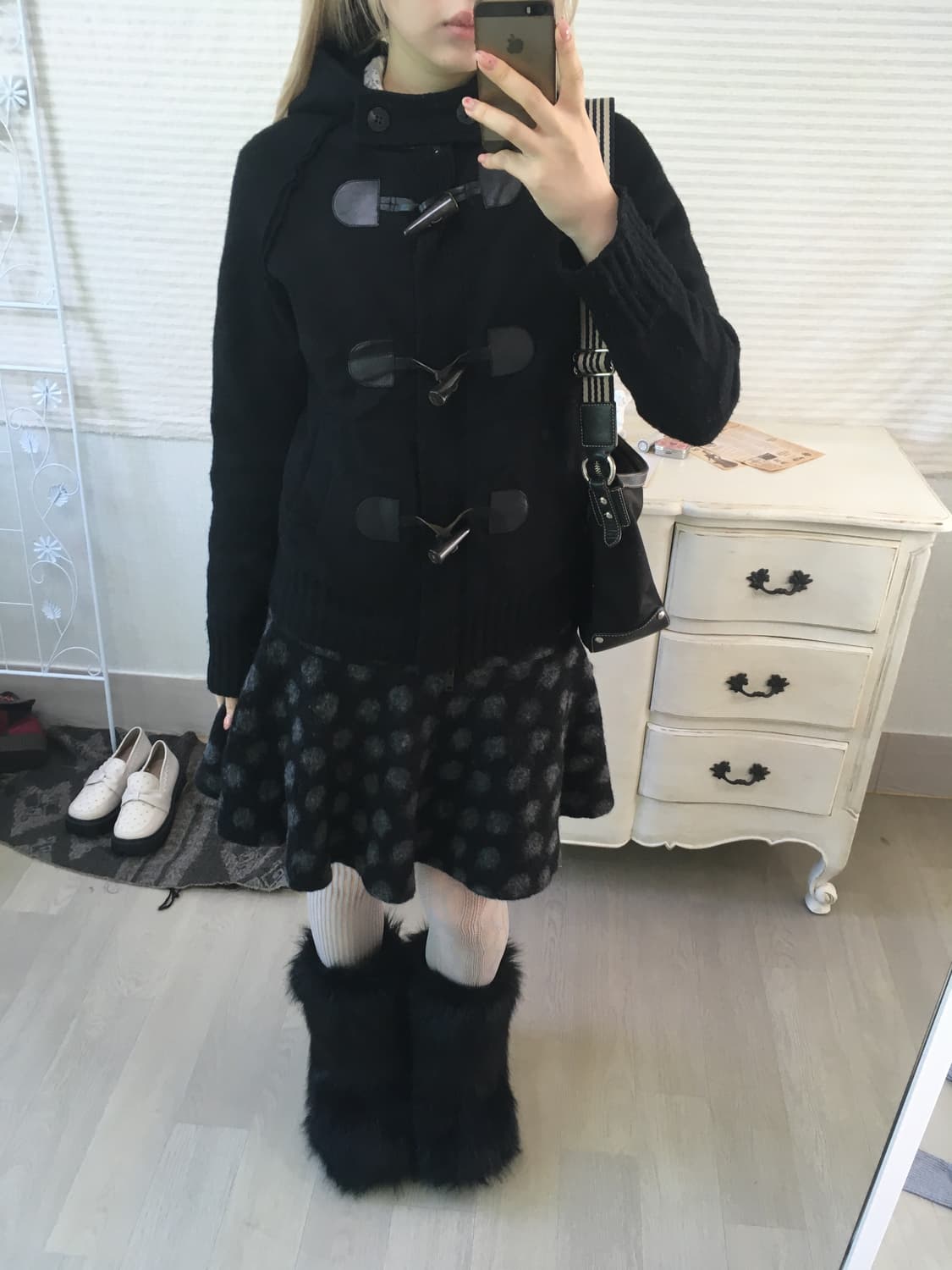 burberry wool duffle hood zip-up jacket 상품이미지8