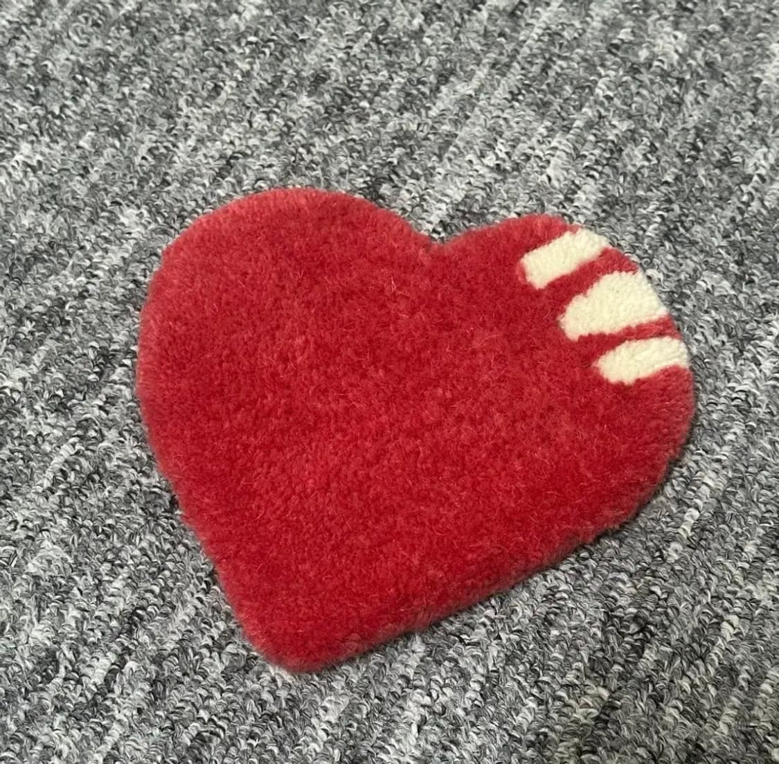 휴먼메이드 하트러그 코스터 레드 상품이미지4