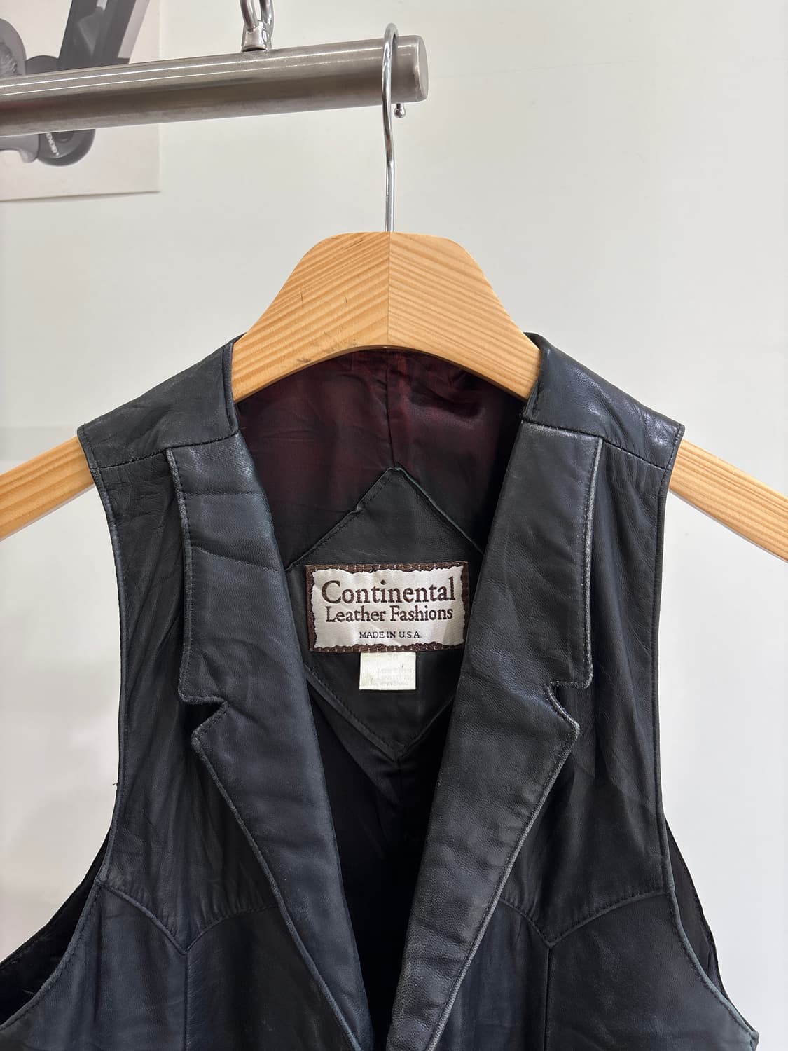 CONTINENTAL (Made in USA) 레더베스트 상품이미지2