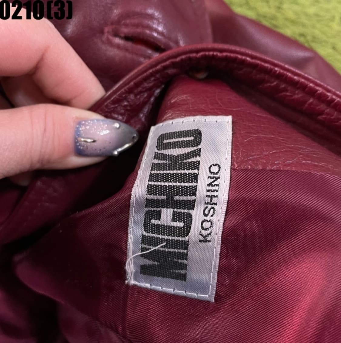 미치코 런던 가죽 코트 상품이미지5