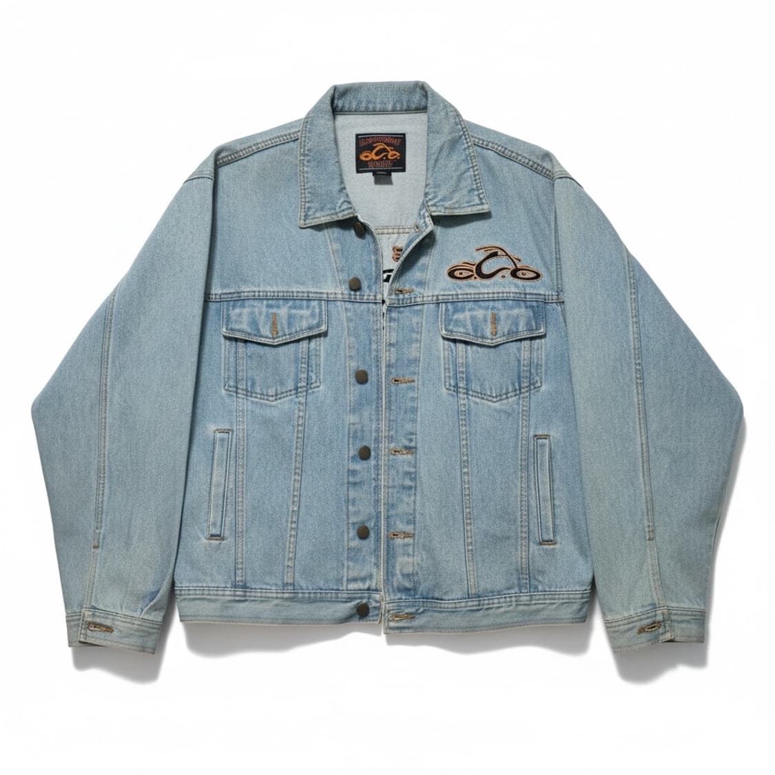 Orange County Choppers 연청 데님 자켓 L (스트릿) 상품이미지2