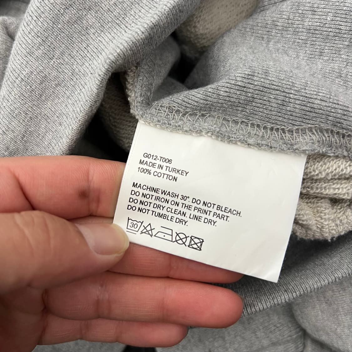 고샤 루브친스키 오버사이즈 DJ 후드 그레이 상품이미지5