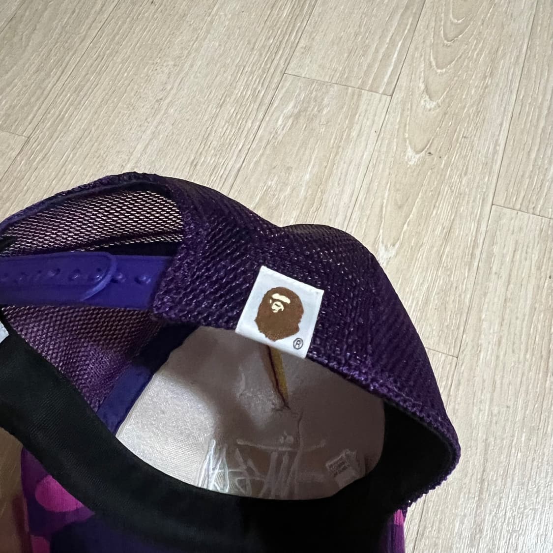 스투시 x 베이프 트러커 캡 퍼플 상품이미지7