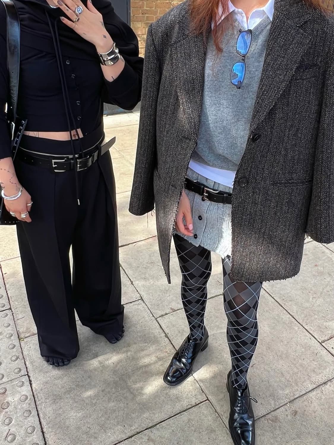 lcdc 트위스트 레이어드 니트 스커트 상품이미지2