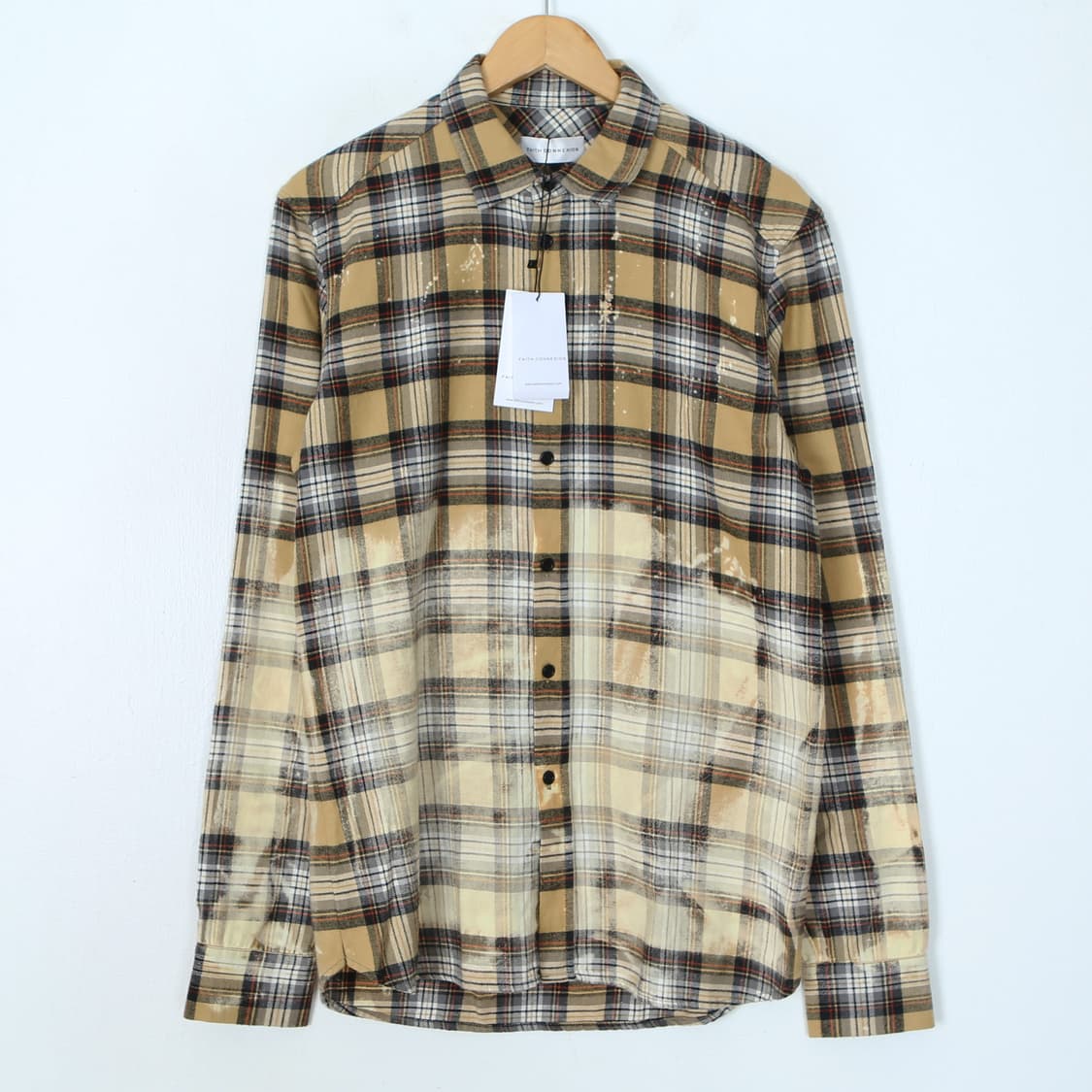 페이스커넥션 PLAID BLEACHED 셔츠 상품이미지1