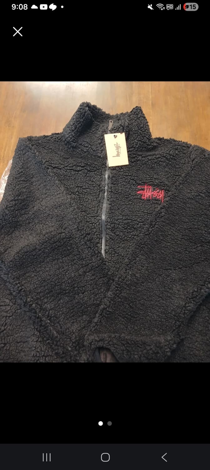 스투시 뽀글이 플리스 자켓 110 상품이미지1