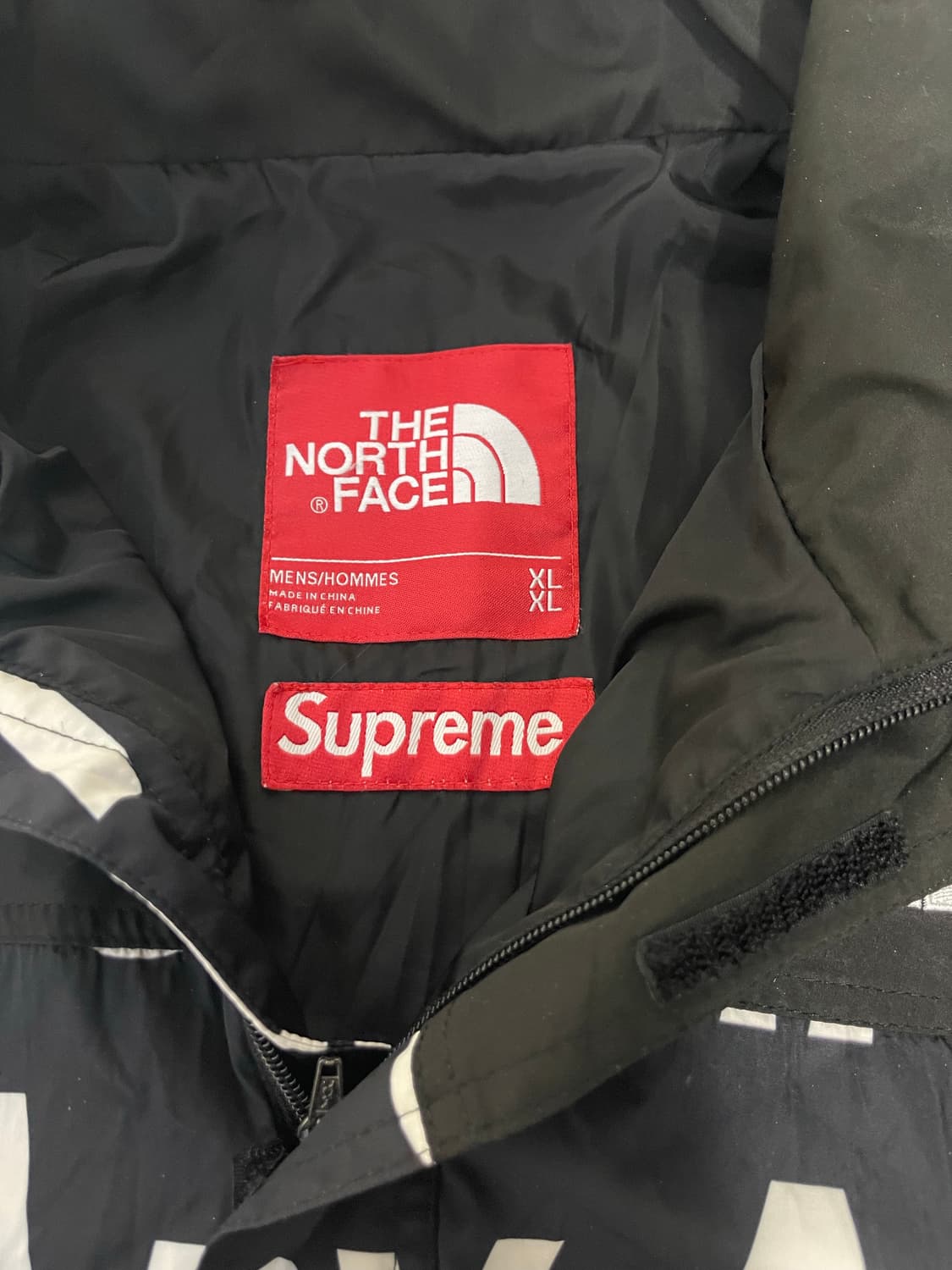 슈프림 x 노스페이스 레터링 아노락 XL 상품이미지4