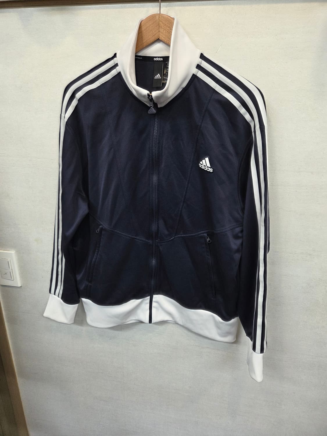 아디다스 트랙탑 져지 네이비화이트 대장급 L 상품이미지6