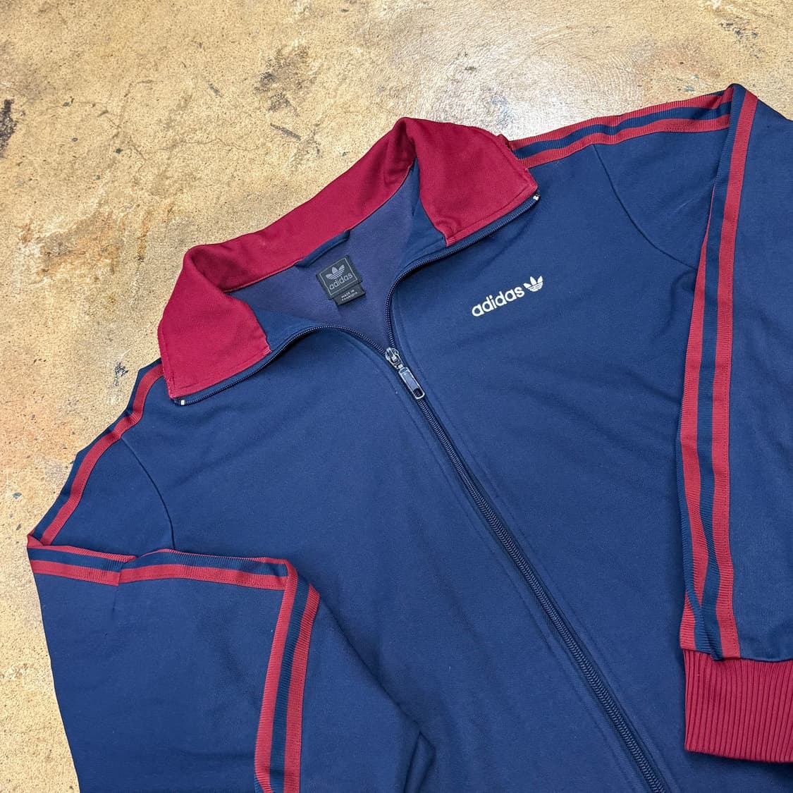 아디다스 네이비 버건디 베켄바우어 져지 트랙탑 90 상품이미지1