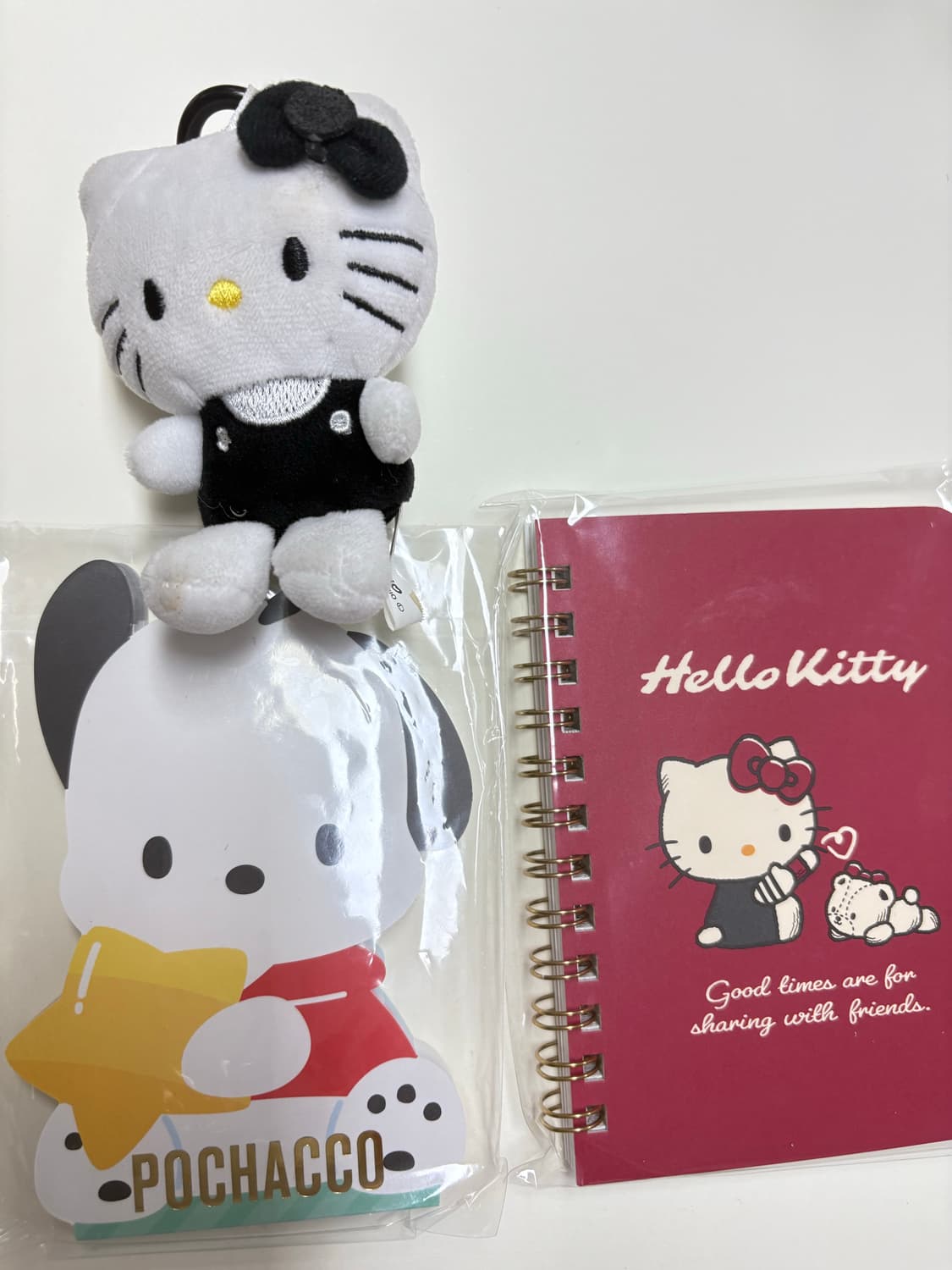 산리오 노트 키링 3개 세트:) 상품이미지3