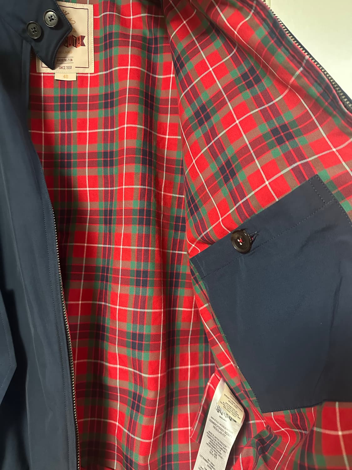 바라쿠타 G9 자켓 네이비  상품이미지5