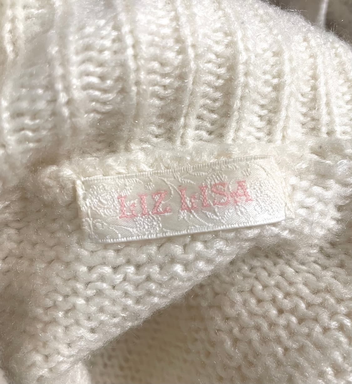 LIZ LISA 리즈리사 폼폼 오프숄더 니트   상품이미지2