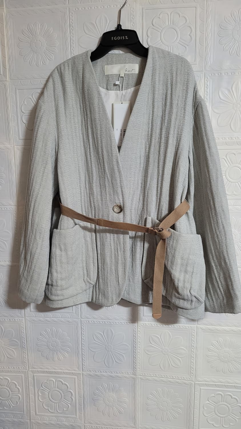 (새옷) 지컷 벨티드 자켓  상품이미지2