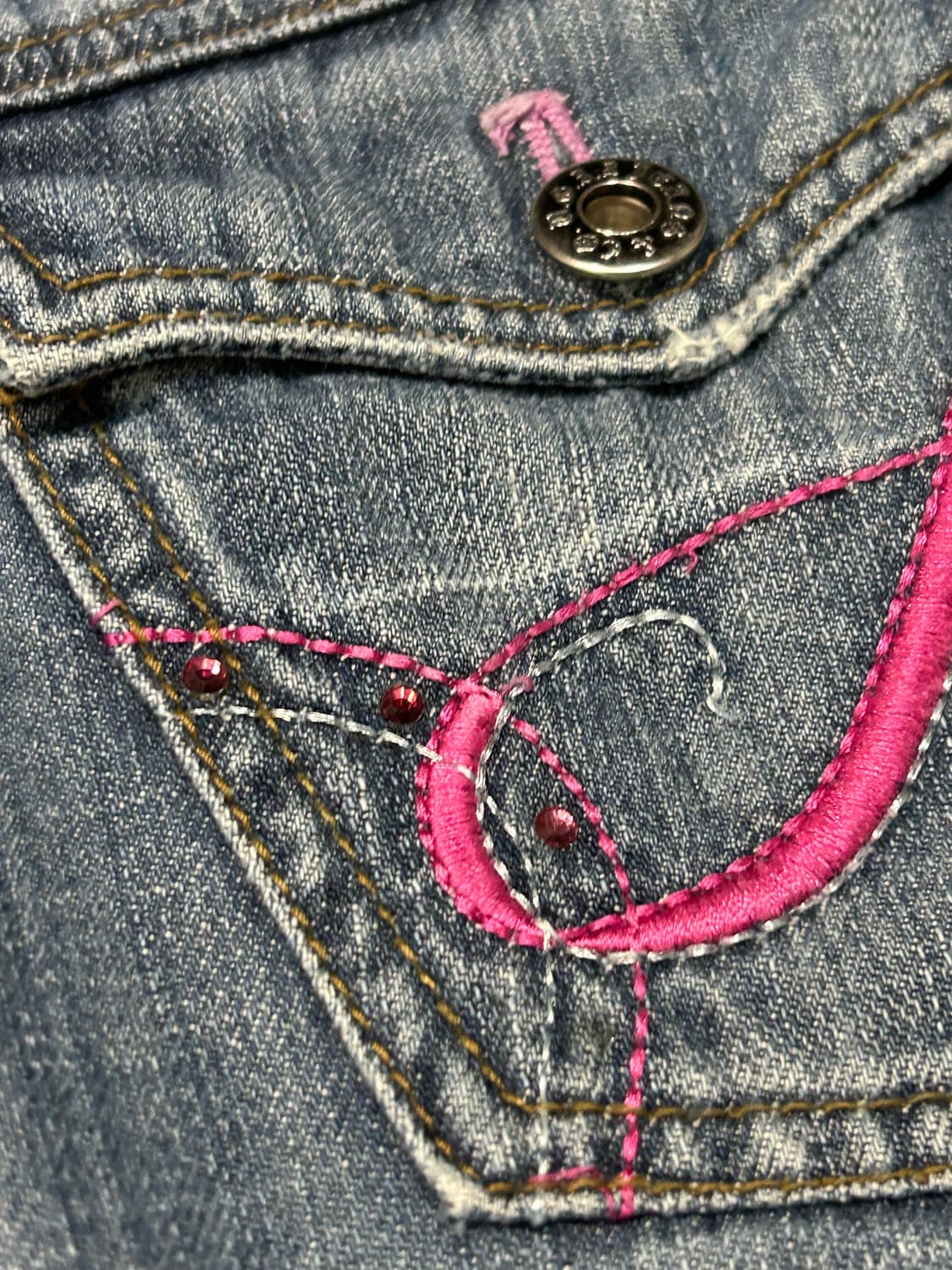 UGIZ bootscut back cubic denim pants 상품이미지5