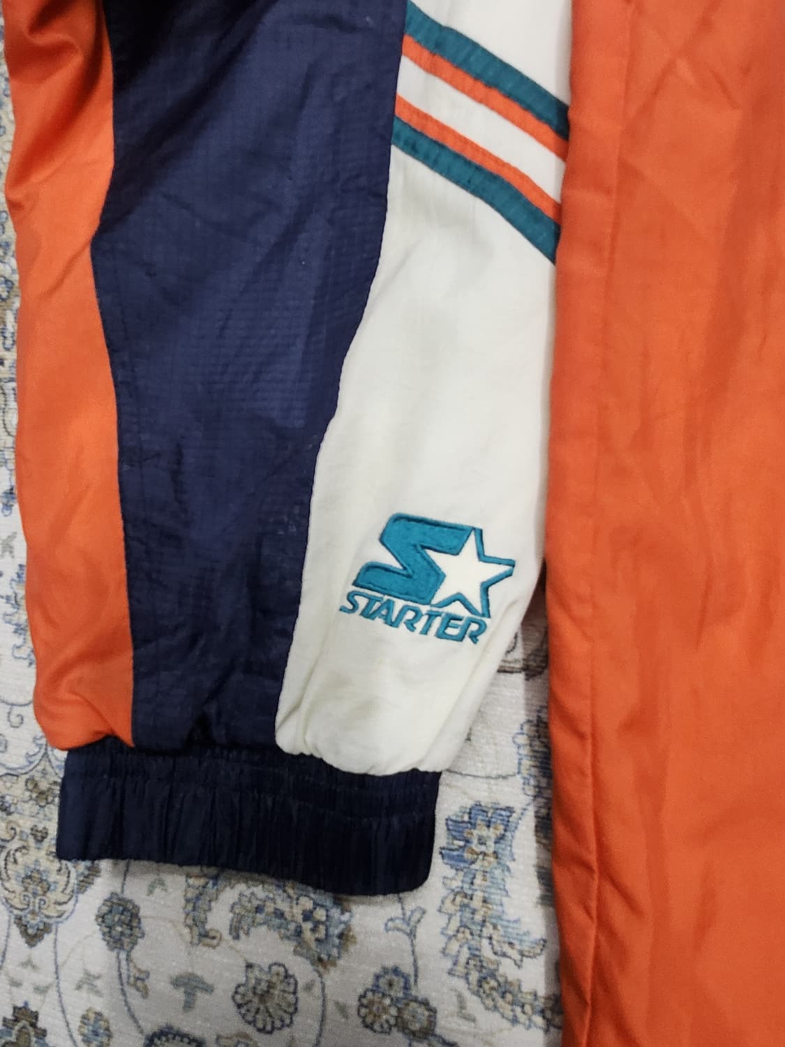 8-90s 올드스쿨 NFL 마이애미 돌핀스 바람막이 L (110-115) 상품이미지3