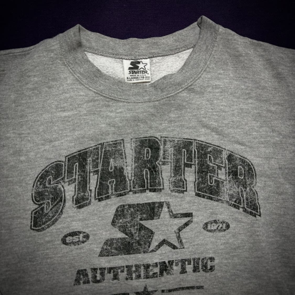 90s Starter Authentic Sweatshirt (Made i 상품이미지3