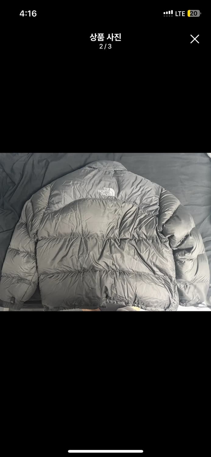 [L] 급처 마지막 가격 노스페이스 센터로고 눕시 그레이 상품이미지2