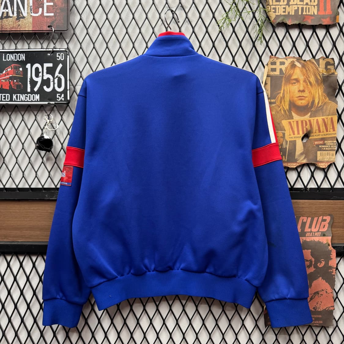 90s 아디다스 X 데상트 올드스쿨 트랙 자켓 건담 배색 상품이미지2