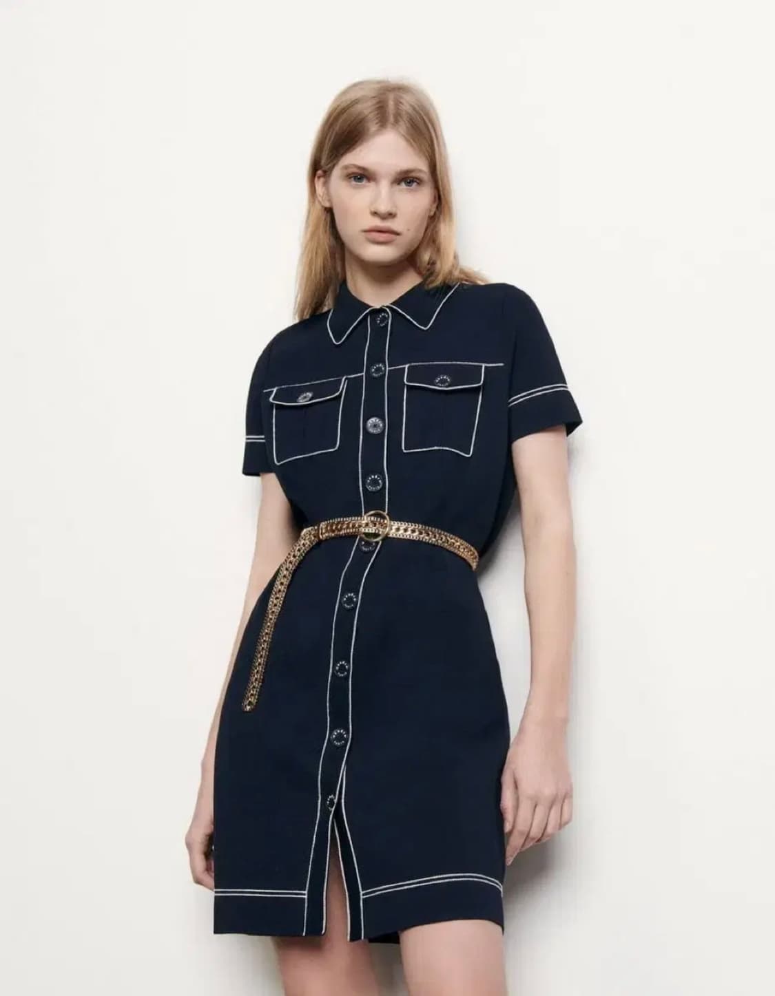 산드로 sandro 네이비 원피스(size 36) 상품이미지7