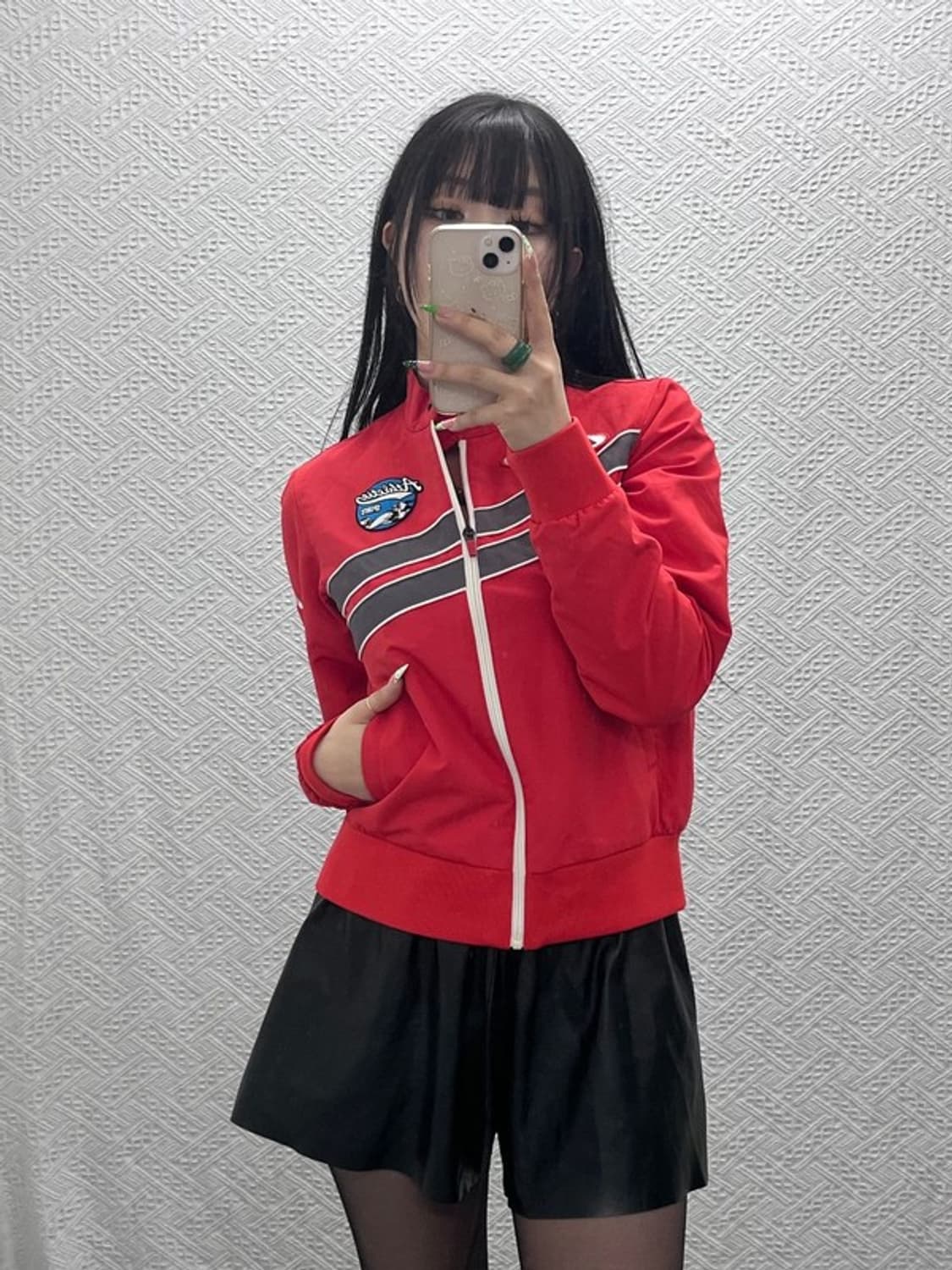 아식스 올드스쿨 모터사이클 레이싱 패치 자켓 95 C09221 상품이미지2