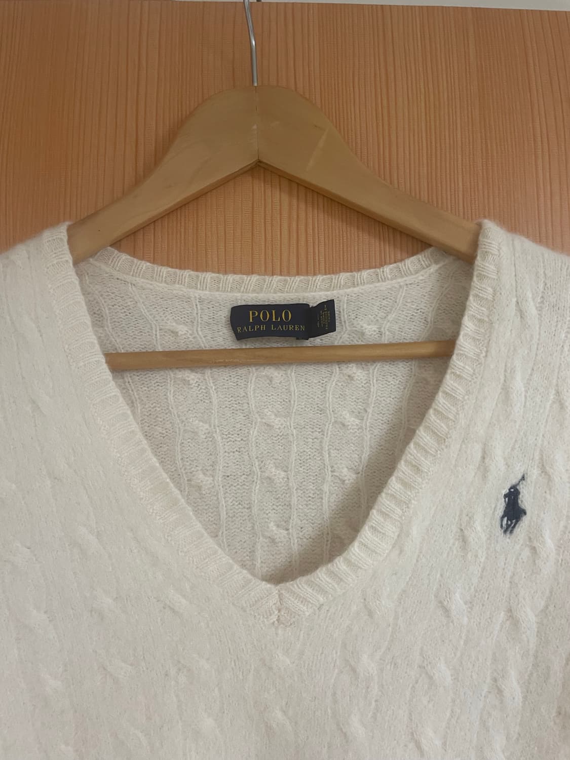 폴로 랄프로렌 케이블 니트 S 울&캐시미어 혼방 상품이미지2