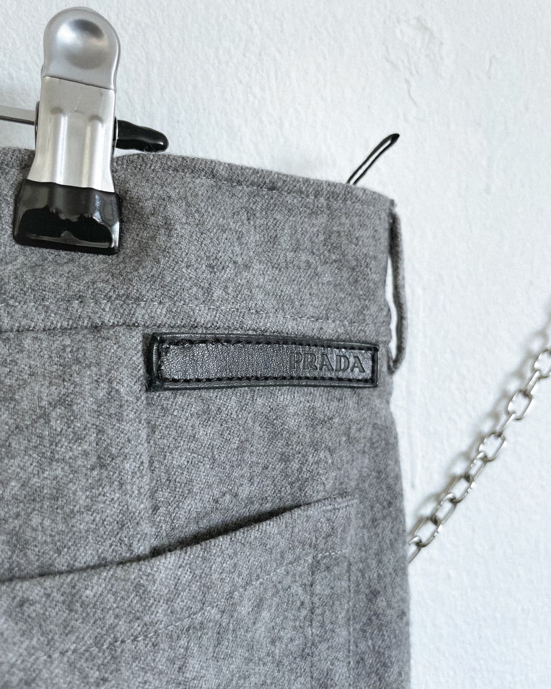 프라다스포츠 울 플레어 트라우져 상품이미지8