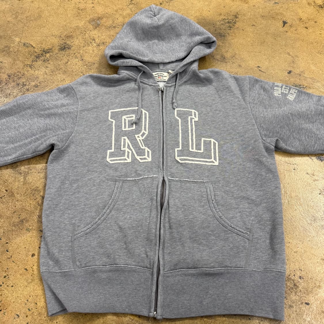 폴로 랄프로렌 그레이 후드집업  상품이미지3