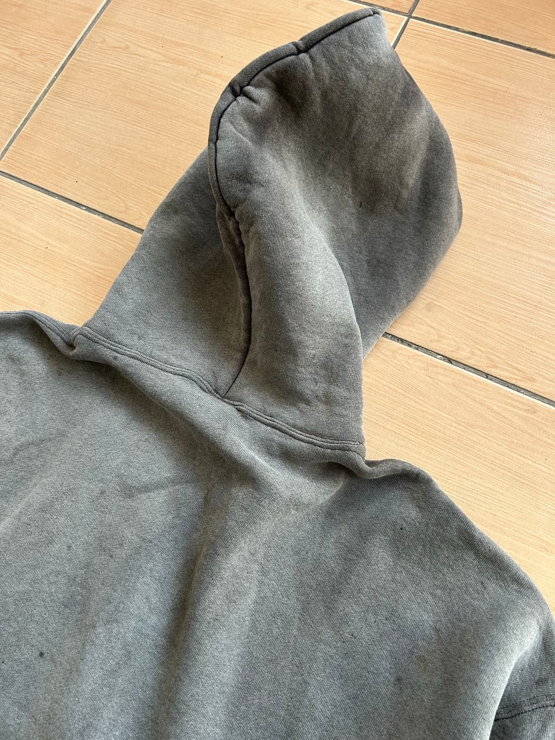 90‘s 러셀 썬페이드 후드집업 블랙 XXL 상품이미지6