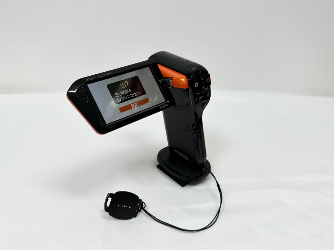 산요 작티 빈티지 캠코더 10MEGA PIXEL오렌지 상품이미지2