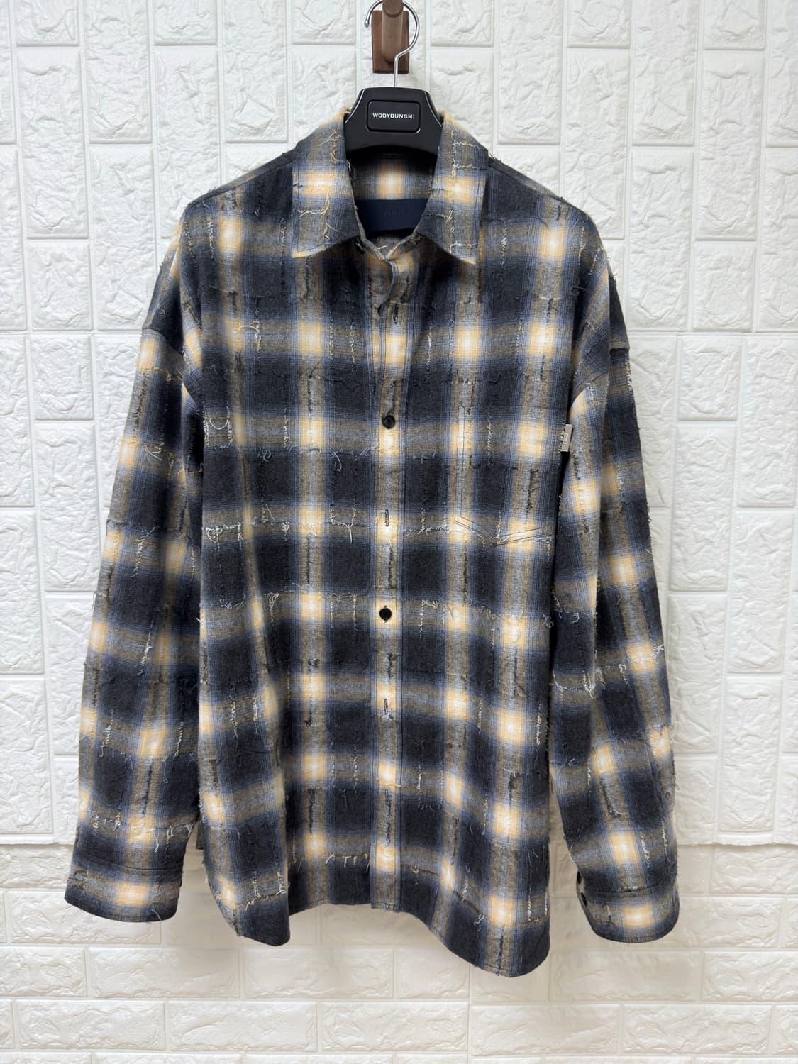 (25SS)준지 그리드 니들 체크 셔츠(8장일괄 구매시 이상품 드립니다) 상품이미지1