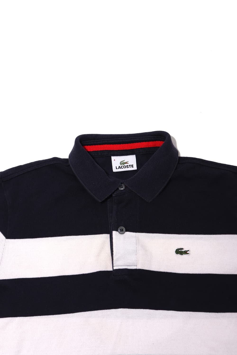 LACOSTE 단가라 폴로 카라티 size 4/100 상품이미지3