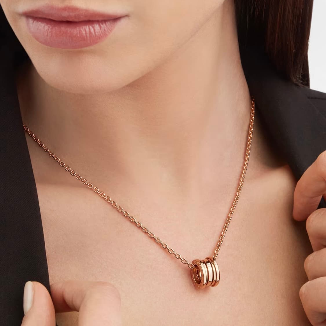 [S+급/풀구성] 불가리 비제로원 네크리스 18k 로즈골드 펜던트 목걸이 상품이미지8