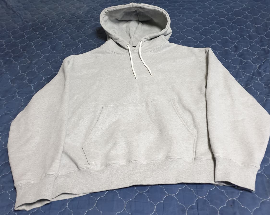 소버먼트 950G 솔리드 후드-8% 멜란지그레이 (M) 상품이미지1