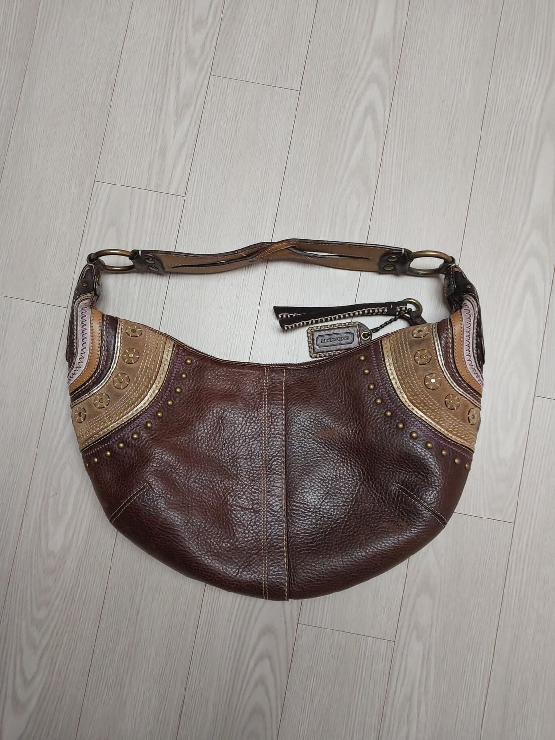 SALE🫶 Coach 에스닉 빈티지 코치 호보백 상품이미지6